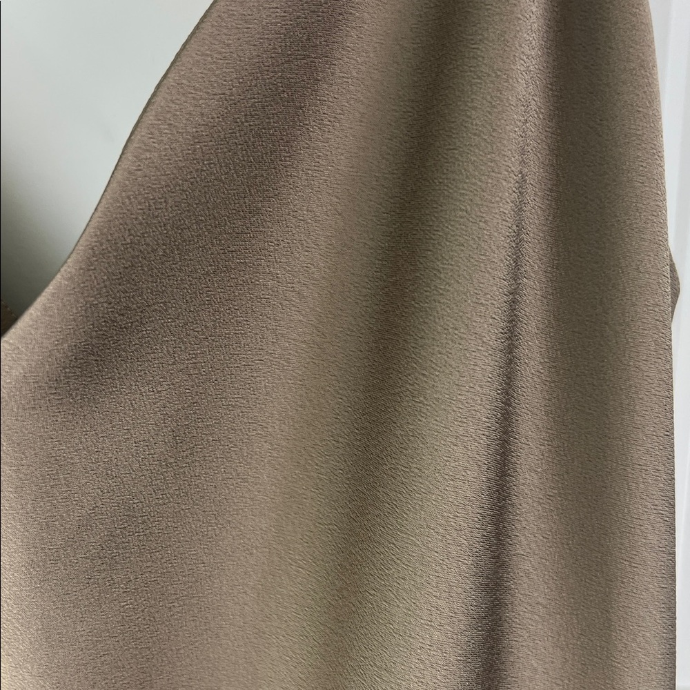 NWT Uniqlo Satin Camisole Beige Maxi Dress - Picture 7 of 10